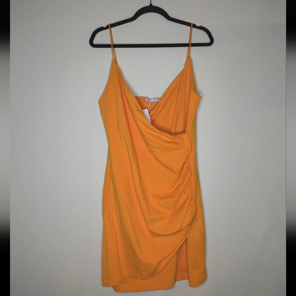 Zara Ruched Mini Dress - Picture 3 of 10